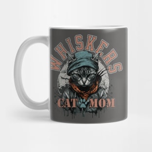Grunge Cat Mom Mug